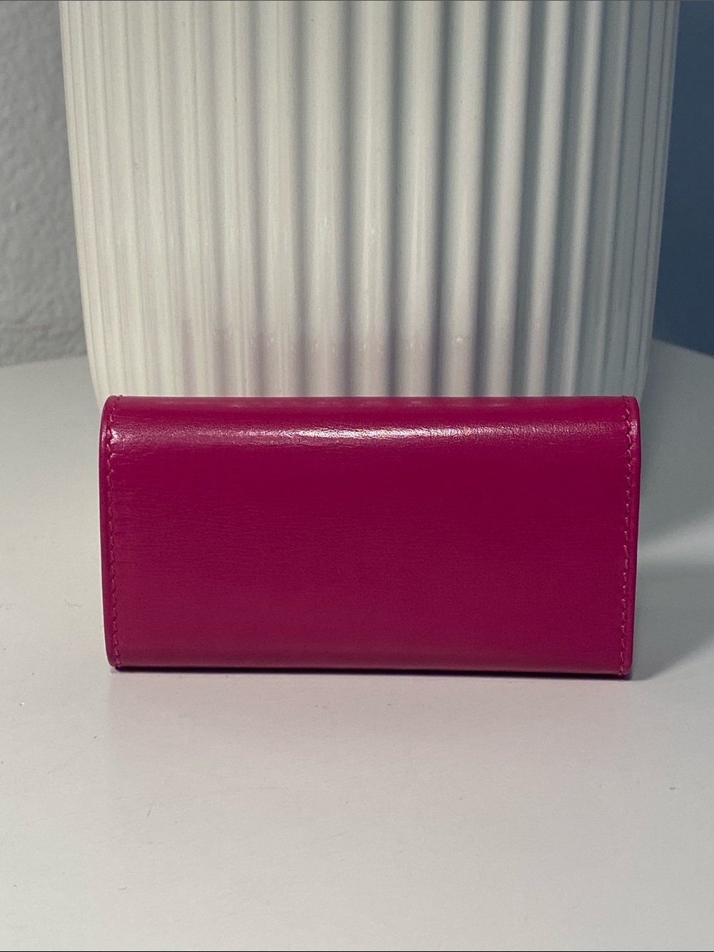 NIB Vintage GUCCI Cabuchon Leather Key Holder Case - Picture 10 of 10